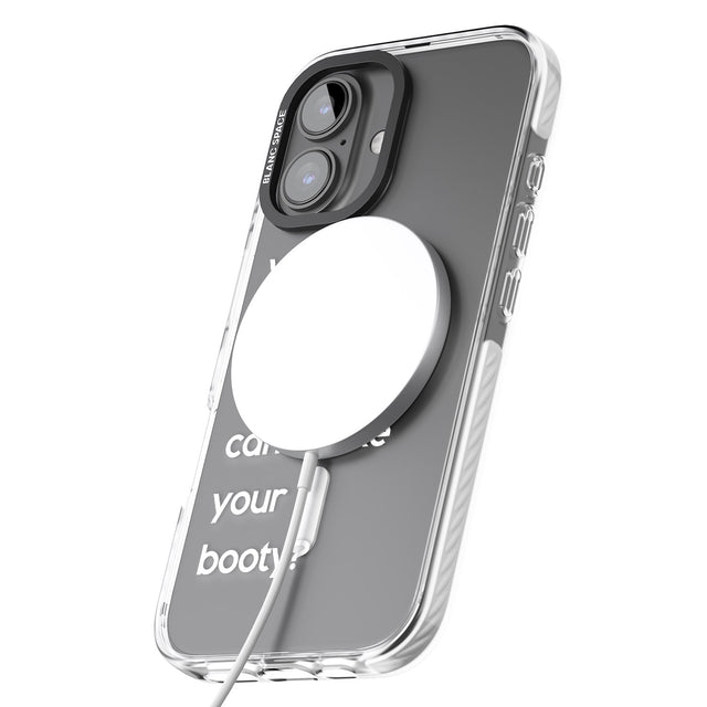 iPhone 16 Pro Max Why be moody? (White) Black Impact Phone Case