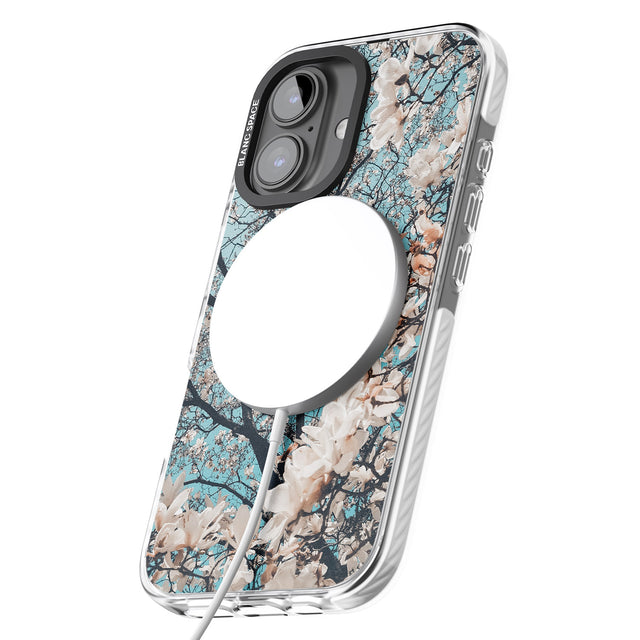 iPhone 16 Pro Max Magnolia Tree Photograph Black Impact Phone Case