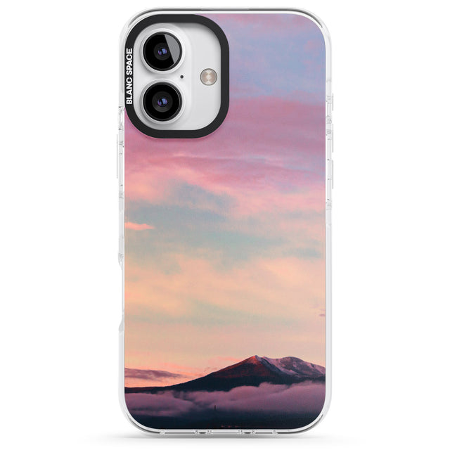 iPhone 16 Pro Max Cloudy Sunset Photograph Black Impact Phone Case