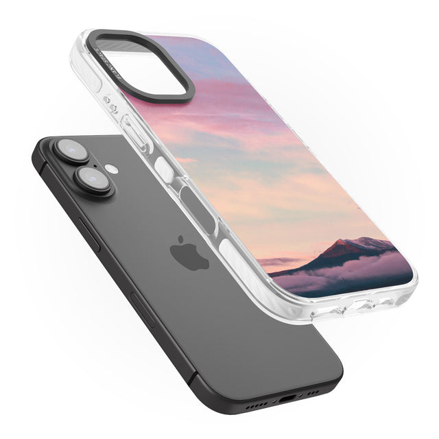 iPhone 16 Pro Max Cloudy Sunset Photograph Black Impact Phone Case