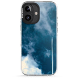 iPhone 16 Pro Max Plane in Cloudy Sky Photograph Black Impact Phone Case