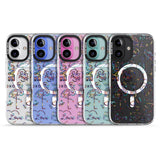 iPhone 16 Pro Max Funky nebula Neon Sign Black Impact Phone Case