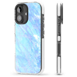 iPhone 16 Pro Max Iridescent Crystal Marble Black Impact Phone Case