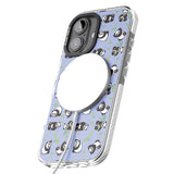 iPhone 16 Pro Max Panda Pattern Black Impact Phone Case