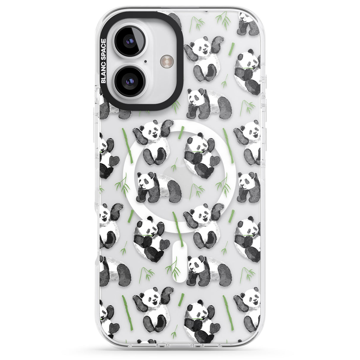 Watercolour Panda Pattern