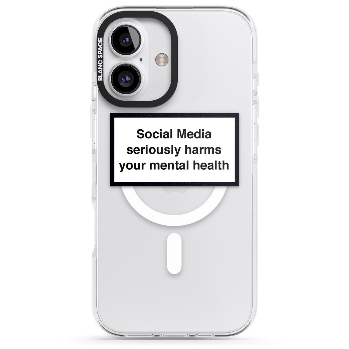 iPhone 16 Pro Max Social Media Quote Black Impact Phone Case