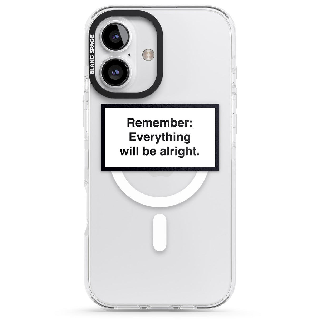 iPhone 16 Pro Max Everything Will Be Alright Black Impact Phone Case