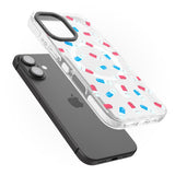 iPhone 16 Pro Max Kawaii Pill Pattern Black Impact Phone Case