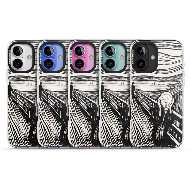 iPhone 16 Pro Max The Scream Black Impact Phone Case