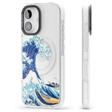 iPhone 16 Pro Max The Great Wave of Kanagawa Black Impact Phone Case