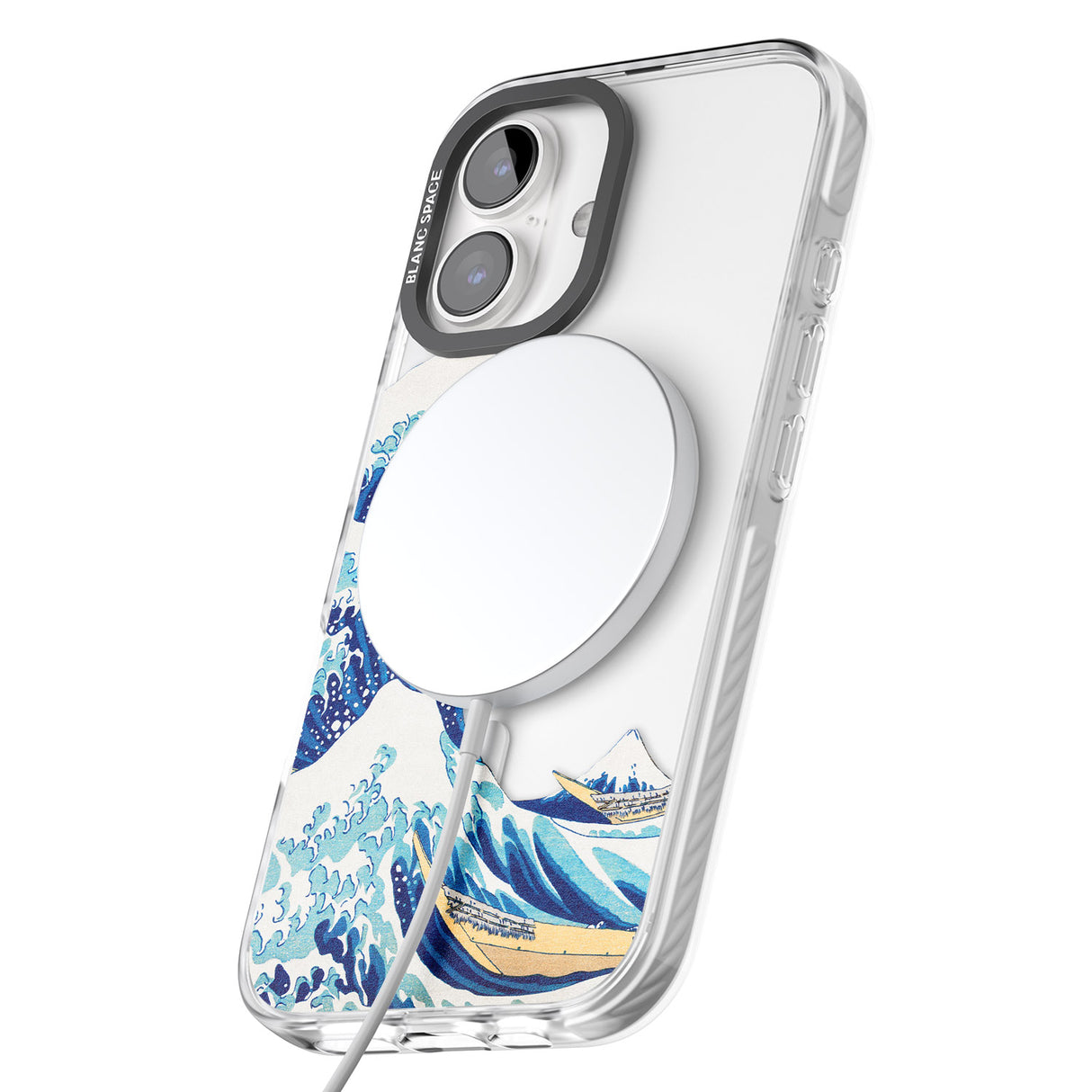 iPhone 16 Pro Max The Great Wave of Kanagawa Black Impact Phone Case