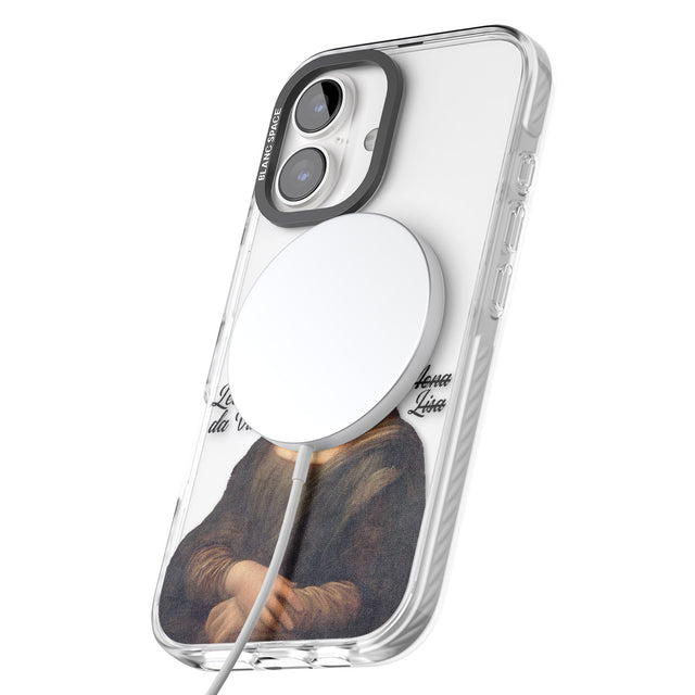 iPhone 16 Pro Max Mona Lisa Cutout Black Impact Phone Case