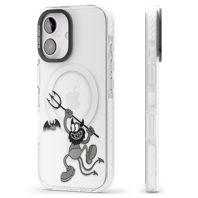 iPhone 16 Pro Max Dancing Devil Black Impact Phone Case