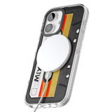 iPhone 16 Pro Max Retro Mix Tape Black Impact Phone Case