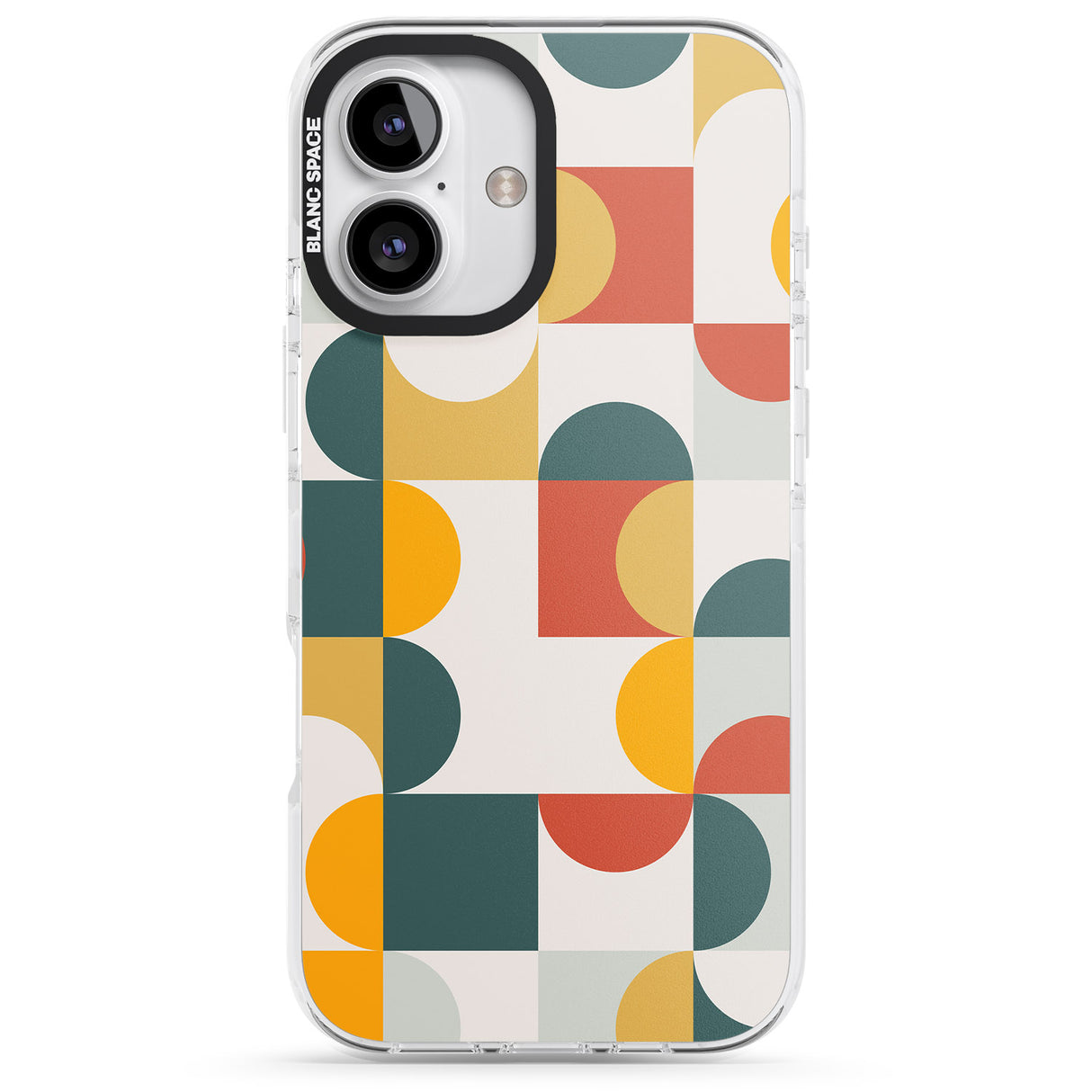 Abstract Retro Shapes: Muted Colour Mix