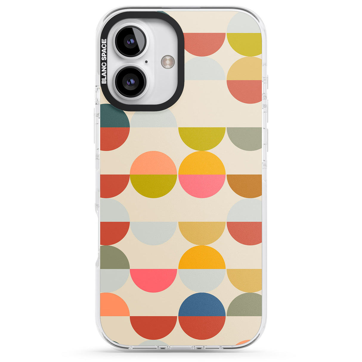 Abstract Retro Shapes: Colourful Circles