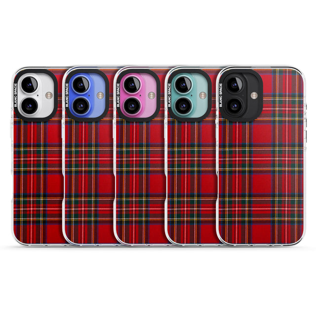 iPhone 16 Pro Max Royal Stewart Tartan Black Impact Phone Case