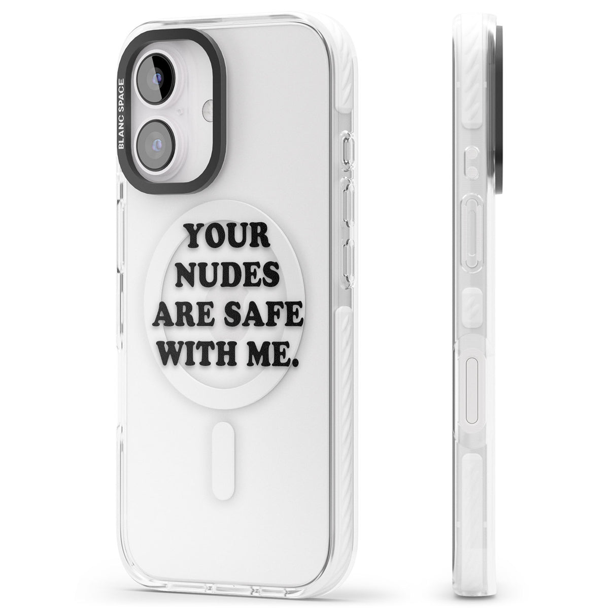 iPhone 16 Pro Max Your nudes are safe with me... BLACK Black Impact Phone Case