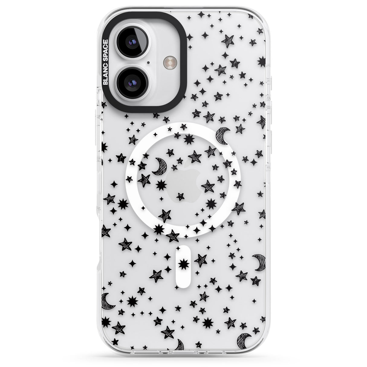 Black Cosmic Galaxy Pattern