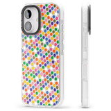 iPhone 16 Pro Max Multicolour Polka-dot Fiesta Black Impact Phone Case