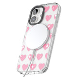 iPhone 16 Pro Max Sweet Hearts Black Impact Phone Case