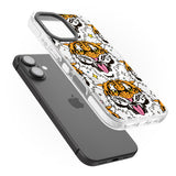 iPhone 16 Pro Max Fierce Jungle Tigers Black Impact Phone Case