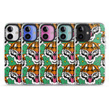 iPhone 16 Pro Max Fierce Jungle Tigers (Green) Black Impact Phone Case