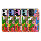 iPhone 16 Pro Max Multicolour Liberty Pattern Black Impact Phone Case