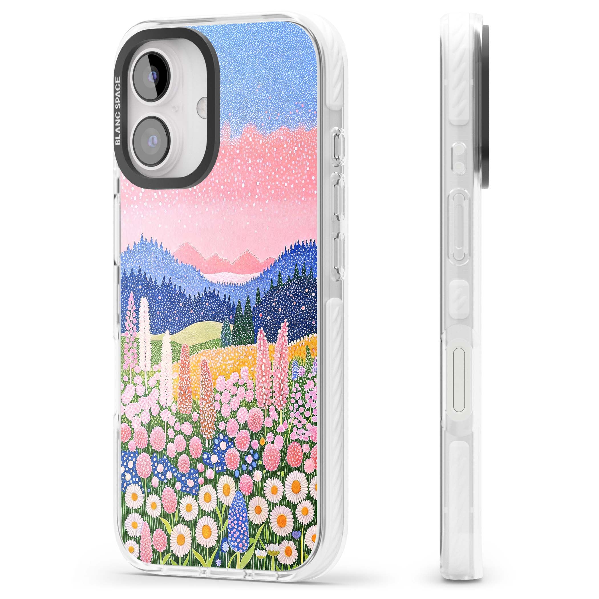 Valley Horizon cottagecore iPhone case | Impact Magsafe case for iPhone 16, iPhone 16 Plus