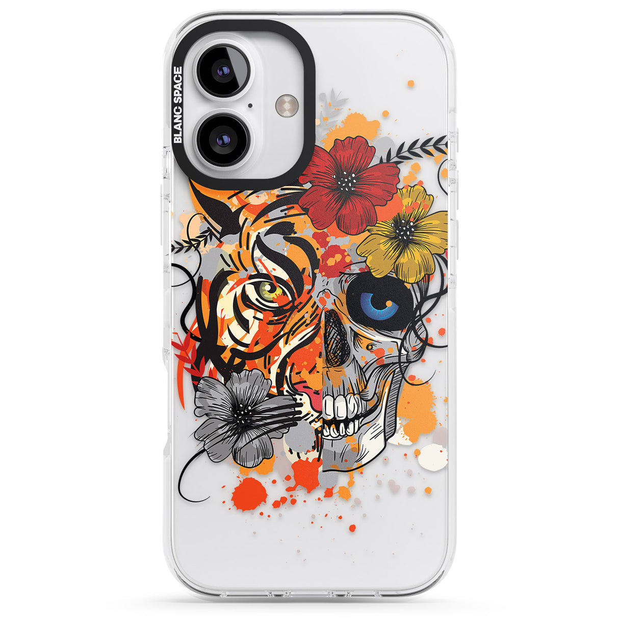 Sugar Skull Tiger Floral