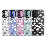 iPhone 16 Pro Max Kawaii Sushi & Rice Black Impact Phone Case