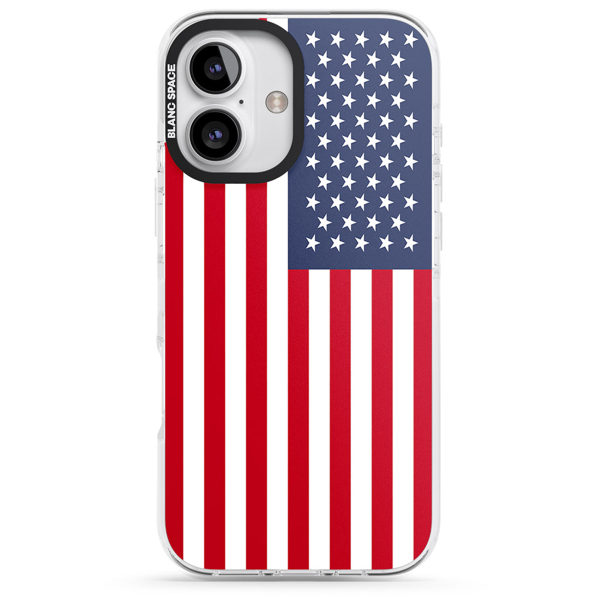 iPhone 16 Pro Max American Flag Black Impact Phone Case