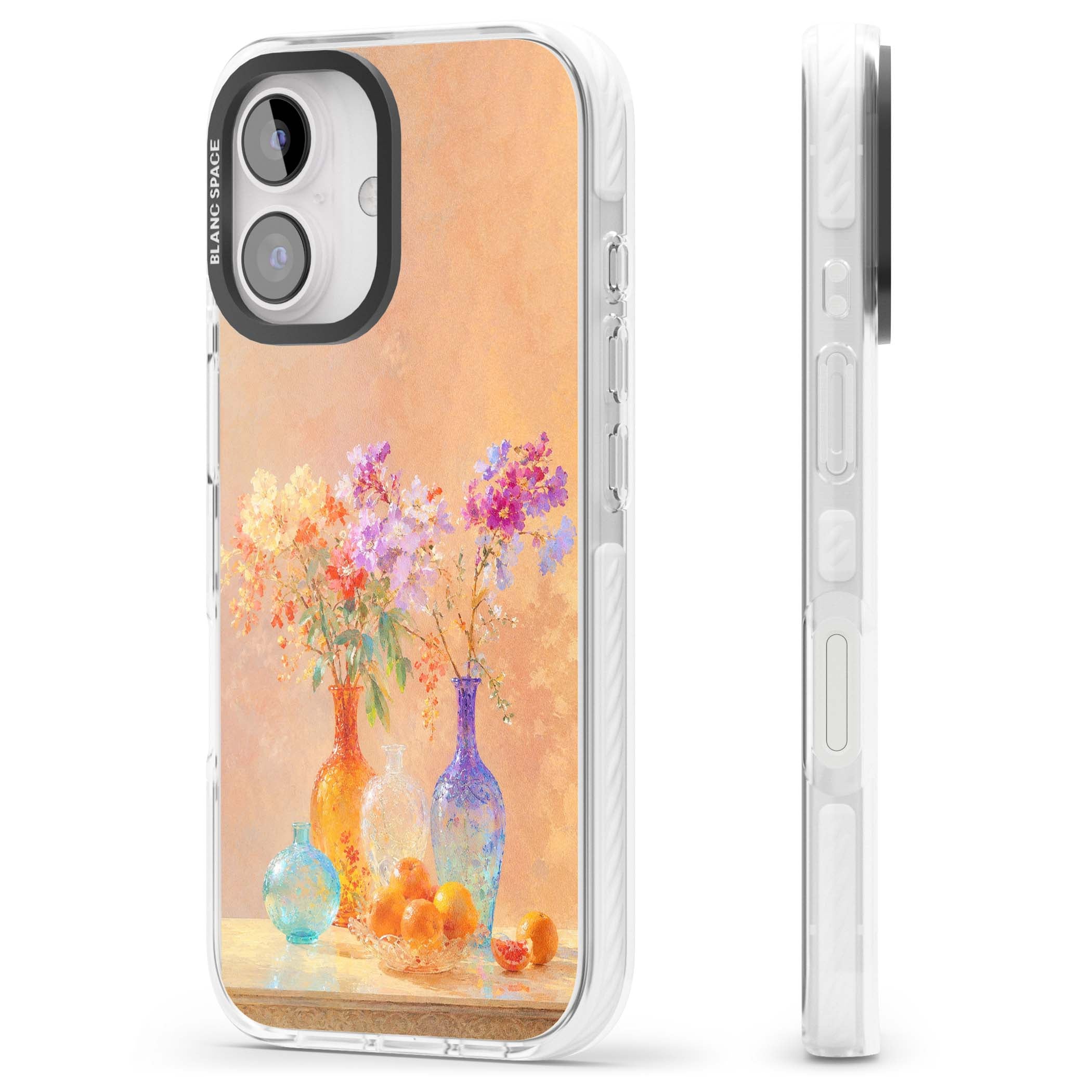 Peach Glass art iPhone case | Impact Magsafe case for iPhone 16, iPhone 16 Plus