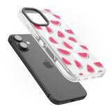 iPhone 16 Pro Max Watermelon Slices - Clear Black Impact Phone Case