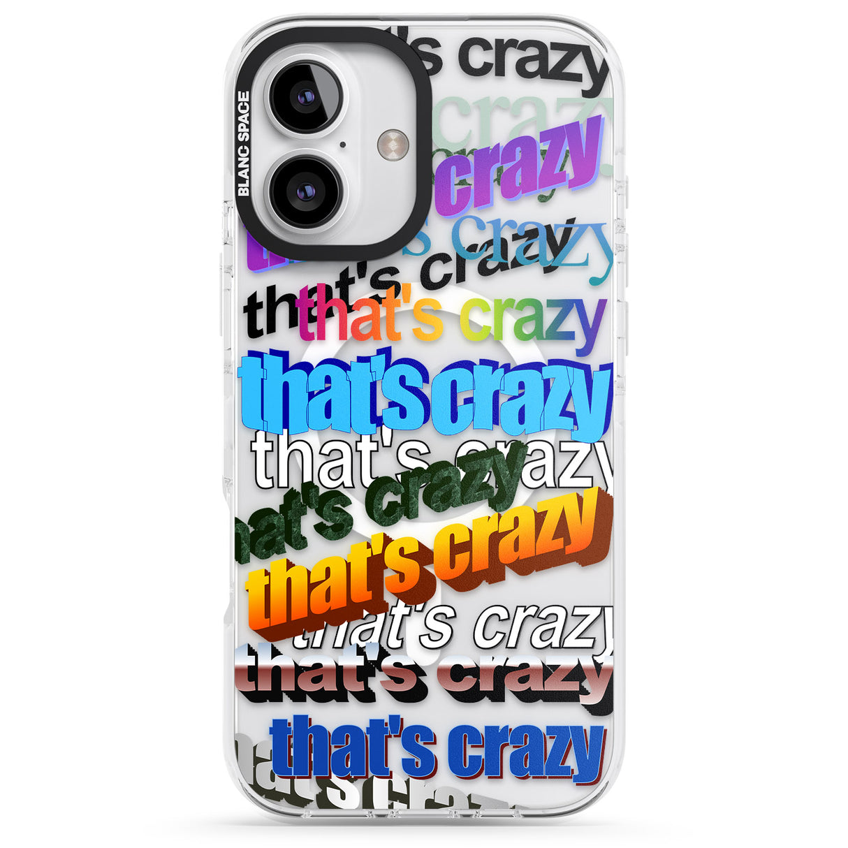 iPhone 16 Pro Max That's Crazy Black Impact Phone Case