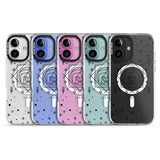 iPhone 16 Pro Max Virgo Emblem - Transparent Design Black Impact Phone Case