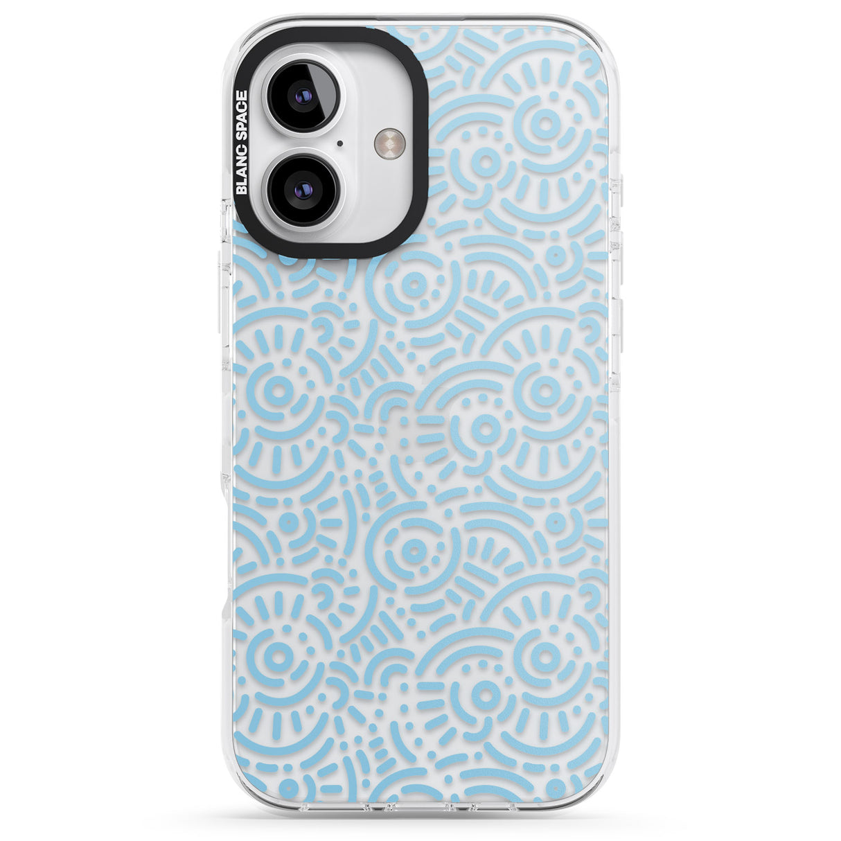 Light Blue Pattern Memphis Retro Pattern Design