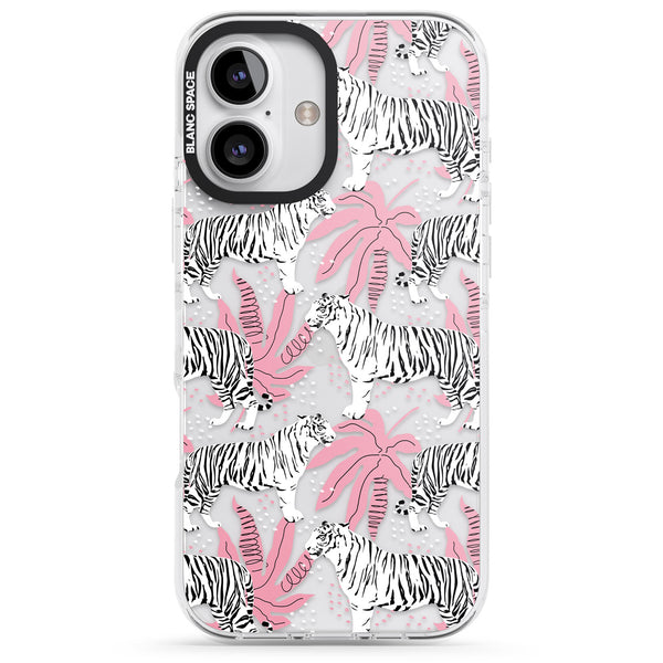 Pink & White Tropical Tigers