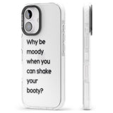 iPhone 16 Pro Max Why be moody? Black Impact Phone Case