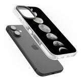 iPhone 16 Pro Max Phases Of The Moon Black Impact Phone Case