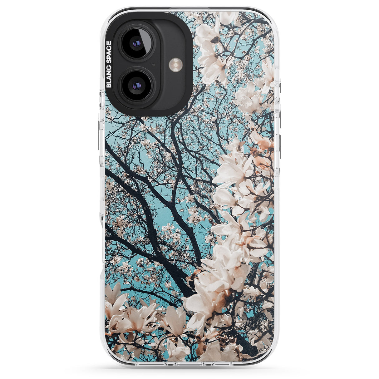 iPhone 16 Pro Max Magnolia Tree Photograph Black Impact Phone Case