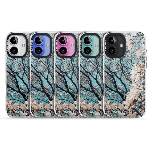 iPhone 16 Pro Max Magnolia Tree Photograph Black Impact Phone Case