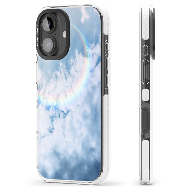 iPhone 16 Pro Max Rainbow Light Flare Photograph Black Impact Phone Case