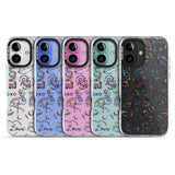 iPhone 16 Pro Max Funky nebula Neon Sign Black Impact Phone Case