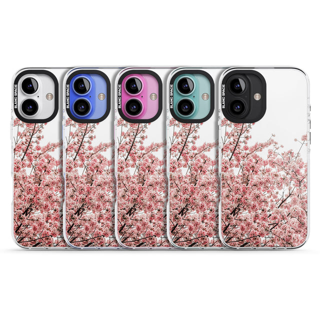 iPhone 16 Pro Max Cherry Blossoms - Real Floral Photographs Black Impact Phone Case