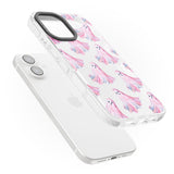 Pink Ghosts Impact Phone Case for iPhone 16, iPhone 16 Plus