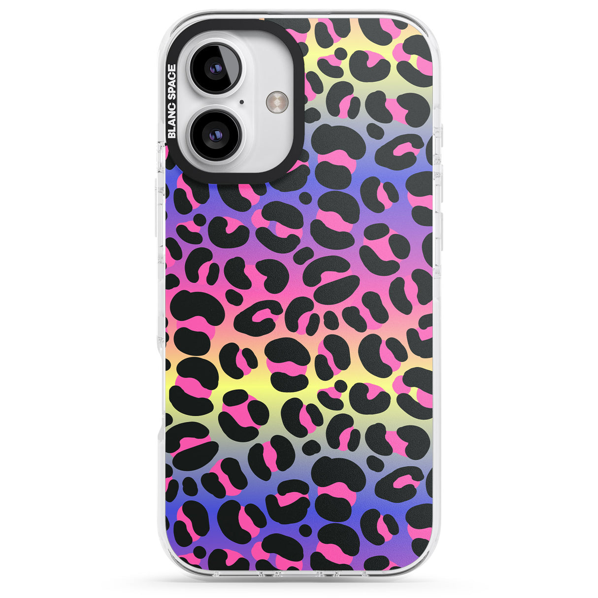 Rainbow Gradient Leopard Print