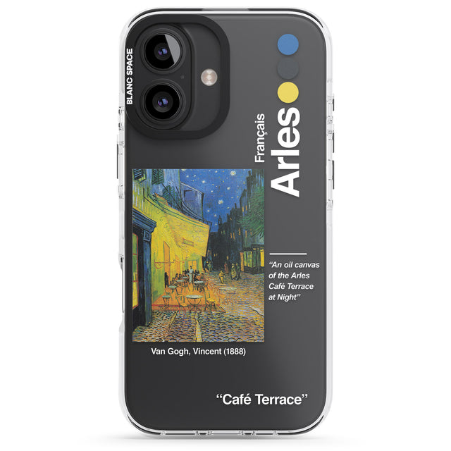 iPhone 16 Pro Max Cafe Terrace at Night Black Impact Phone Case