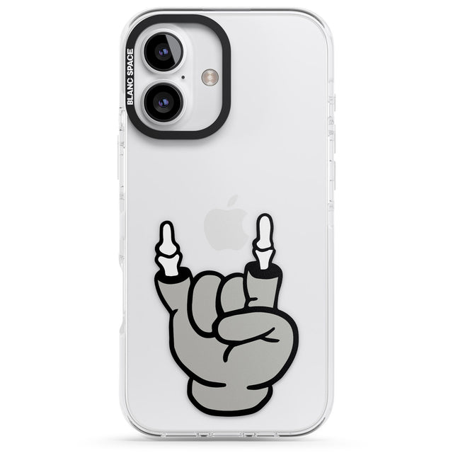 iPhone 16 Pro Max Rock 'til you drop Black Impact Phone Case