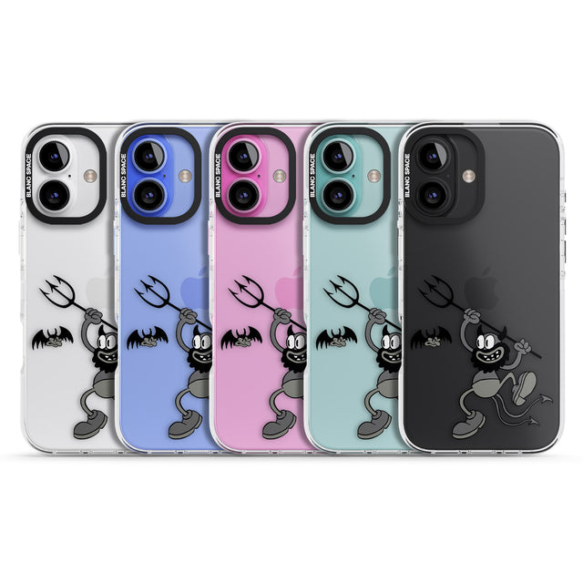 iPhone 16 Pro Max Dancing Devil Black Impact Phone Case